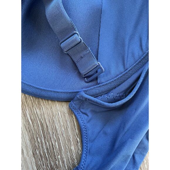 Bali One Smooth U Ultra Light Underwire Convertible Blue 40D Bra Full Figure - Picture 7 of 8